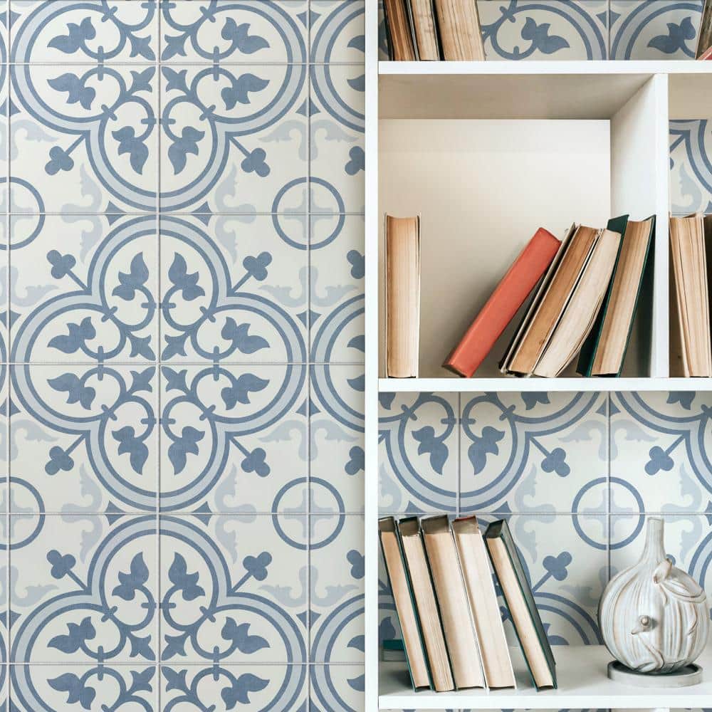 Arte Crystal 9-3/4 in. x 9-3/4 in. Porcelain Floor and Wall Tile (10.88 sq. ft./Case)