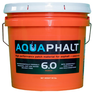 Aquaphalt 6.0 Black Water - Based Asphalt and Concrete Patch 3.5 gal - Stu's Home Improvement Outlet