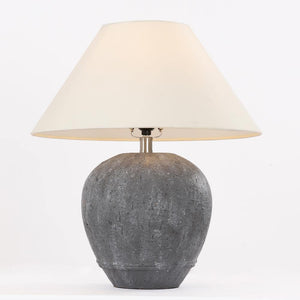 21.65 in. Dark Gray Ceramic Table Lamp - Stu's Home Improvement Outlet