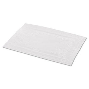 Classic Embossed Straight Edge Placemats 10 x 14, White, 1,000/Carton - Stu's Home Improvement Outlet