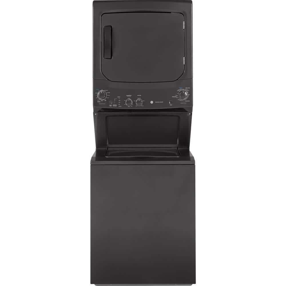 GE 3.8 cu. ft. Washer 5.9 cu. ft. Electric Dryer Combo in Diamond Gray (GUD27ESPMDG)