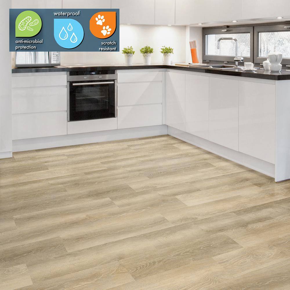 8.7 in. W Dusk Cherry Click Lock Luxury Vinyl Plank Flooring (20.06 sq. ft./case)