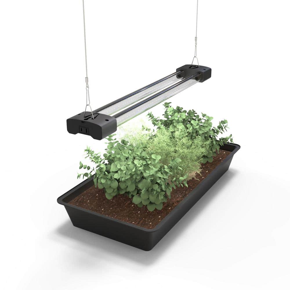 2 ft. LED Grow Light Full Spectrum 5000K Daylight and 660 nm Red 450 nm Blue Linkable Indoor Plant Fixture