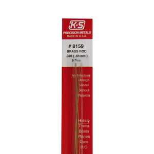 K&S 0.020 in. D X 12 in. L Brass Rod 5 pk - Stu's Home Improvement Outlet