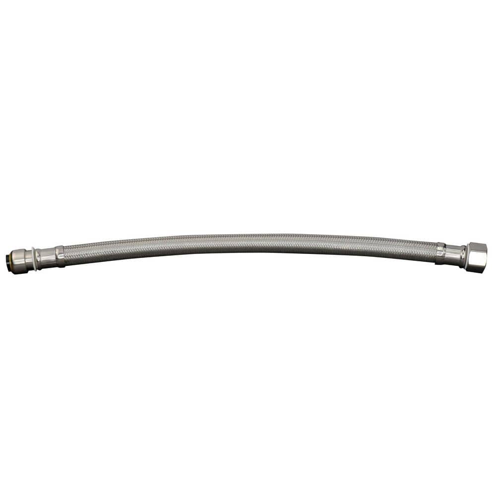 1/2 in. PTC x 3/4 in. FIP x 18 in. Braided Stainless Steel Water Heater Connector