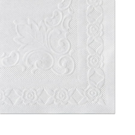 Classic Embossed Straight Edge Placemats 10 x 14, White, 1,000/Carton - Stu's Home Improvement Outlet