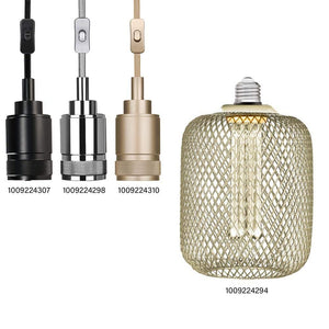 25 - Watt Equivalent Dim Vintage Specialty LED Light Bulb Mesh Cage Straight Filament Matte Gold Soft White 2700K (4 - Pack) - Stu's Home Improvement Outlet