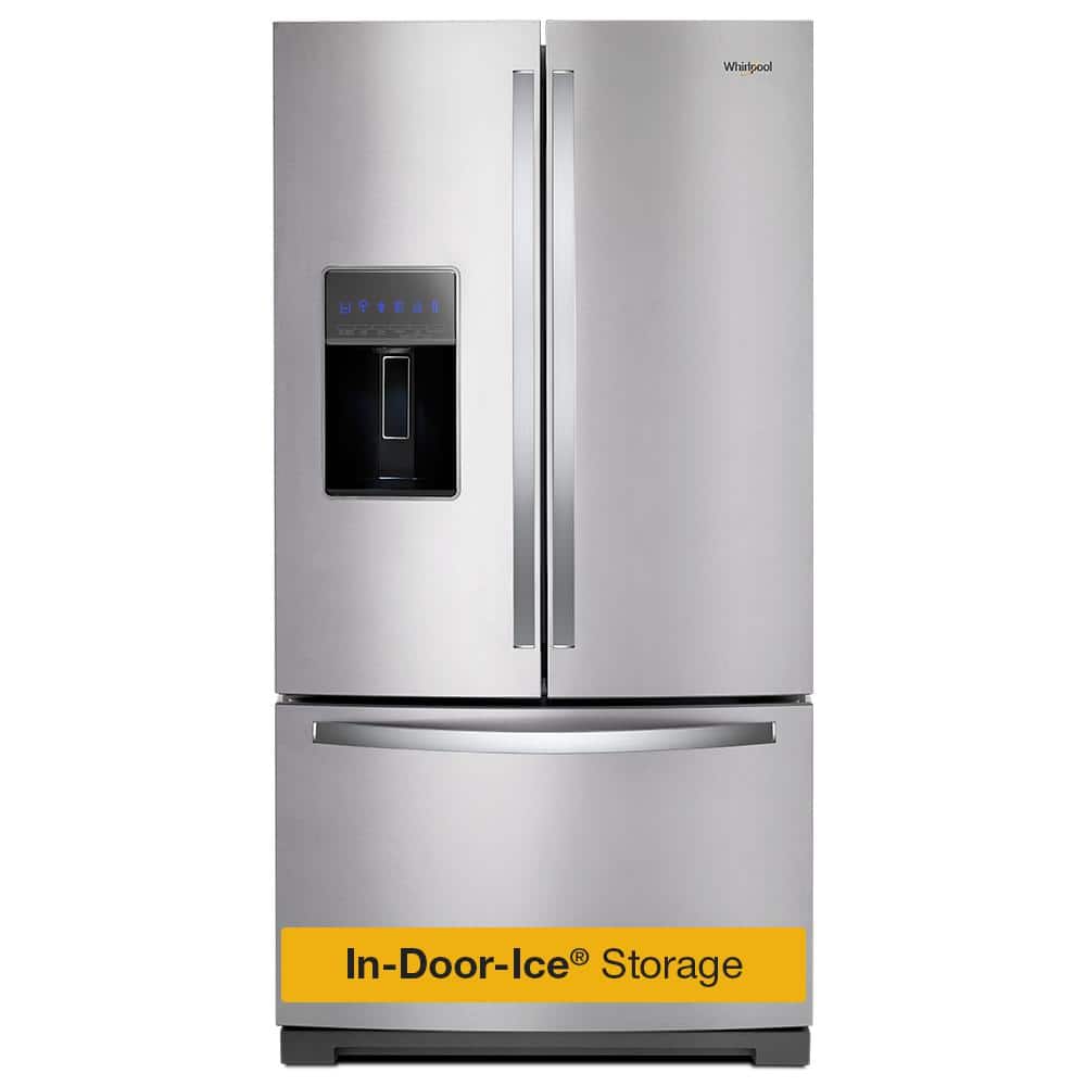 Whirlpool 26.8 cu. ft. French Door Refrigerator in Fingerprint Resistant Stainless Steel