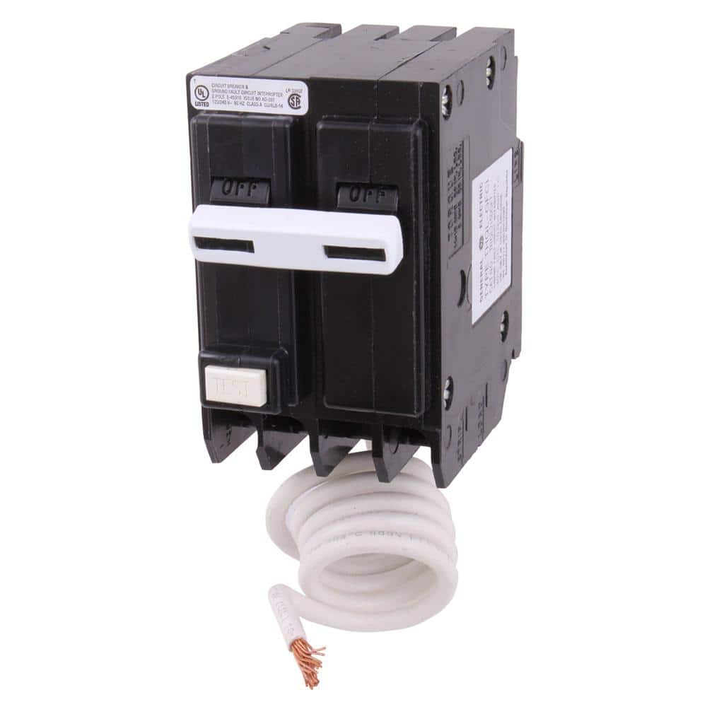 30 Amp Double Pole Ground Fault Breaker with Self-Test