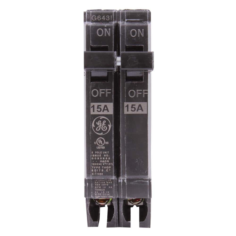 Q - Line 15 Amp 1 in. 2 Pole Circuit Breaker - Stu's Home Improvement Outlet