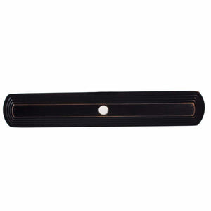 6 in. Oil Rubbed Bronze Narrow Rounded Rectangle Knob Cabinet Backplates (10 - Pack) - Stu's Home Improvement Outlet