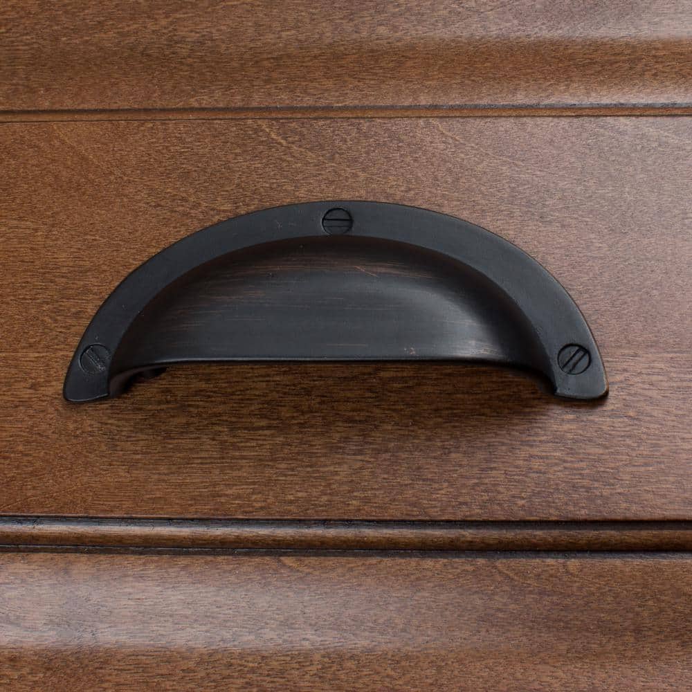 2 - 1/2 in. Center - to - Center Oil Rubbed Bronze Bin Cabinet Pull (10 - Pack) - Stu's Home Improvement Outlet