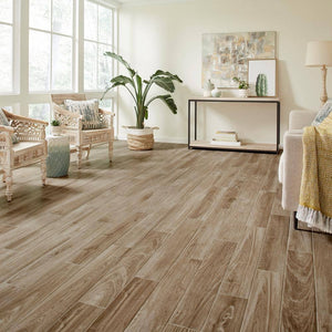 Trace Meadow 6 in. x 36 in. Golden Brown Glazed Porcelain Floor and Wall Tile (14.5 sq. ft./Case) - Stu's Home Improvement Outlet