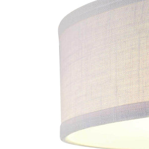 Inspire Collection Graphite Integrated LED Transitional Kitchen Ceiling Light Drum Flush Mount - Stu's Home Improvement Outlet
