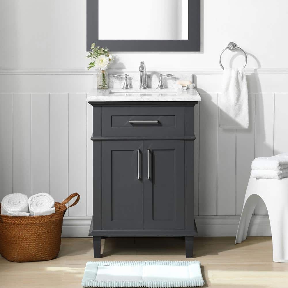 Sonoma 24 in. Dark Charcoal Vanity