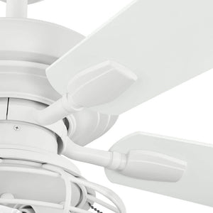 Ellard 52 in. LED Matte White Ceiling Fan with Light Kit - Stu's Home Improvement Outlet