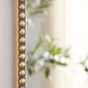 Medium Arched Gold Antiqued Classic Accent Mirror (35 in. H x 24 in. W) - Stu's Home Improvement Outlet