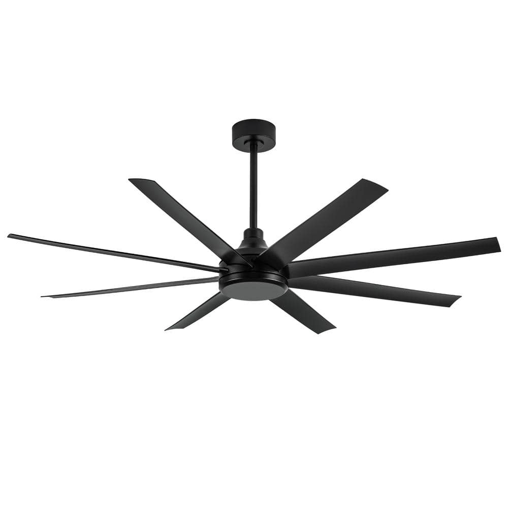 Melissa 65 in. 6 Fan Speeds Ceiling Fan in Black with Remote Control Included - Stu's Home Improvement Outlet