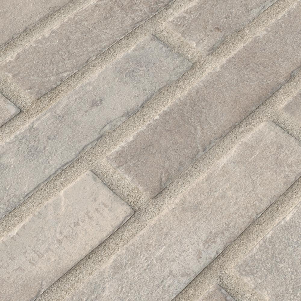 Capella Ivory Brick 2 in. x 10 in. Matte Porcelain Floor and Wall Tile (5.15 sq. ft. /Case)