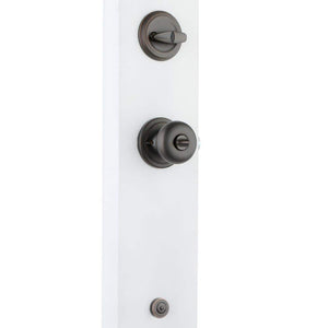 Montara Venetian Bronze Single Cylinder Door Handleset with Juno Entry Door Knob Featuring SmartKey Security - Stu's Home Improvement Outlet