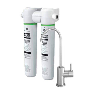 GE Under Sink Dual Stage Water Filtration System with Faucet - Stu's Home Improvement Outlet