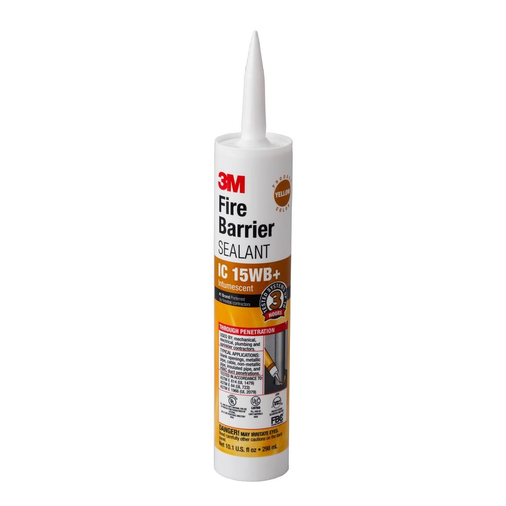 10.1 fl. oz. Yellow Fire Barrier Plus Latex Sealant