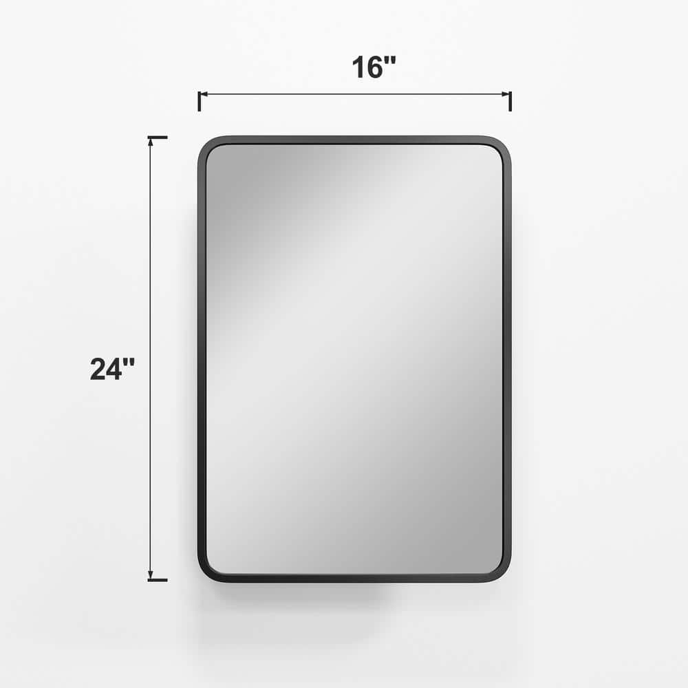 16x24in Recessed Surface Cabinet Mirror