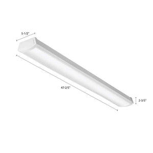 Contractor 4 ft. 40 - Watt 2900 Lumens 4000K Integrated White LED Wrap Light Fixture - Stu's Home Improvement Outlet