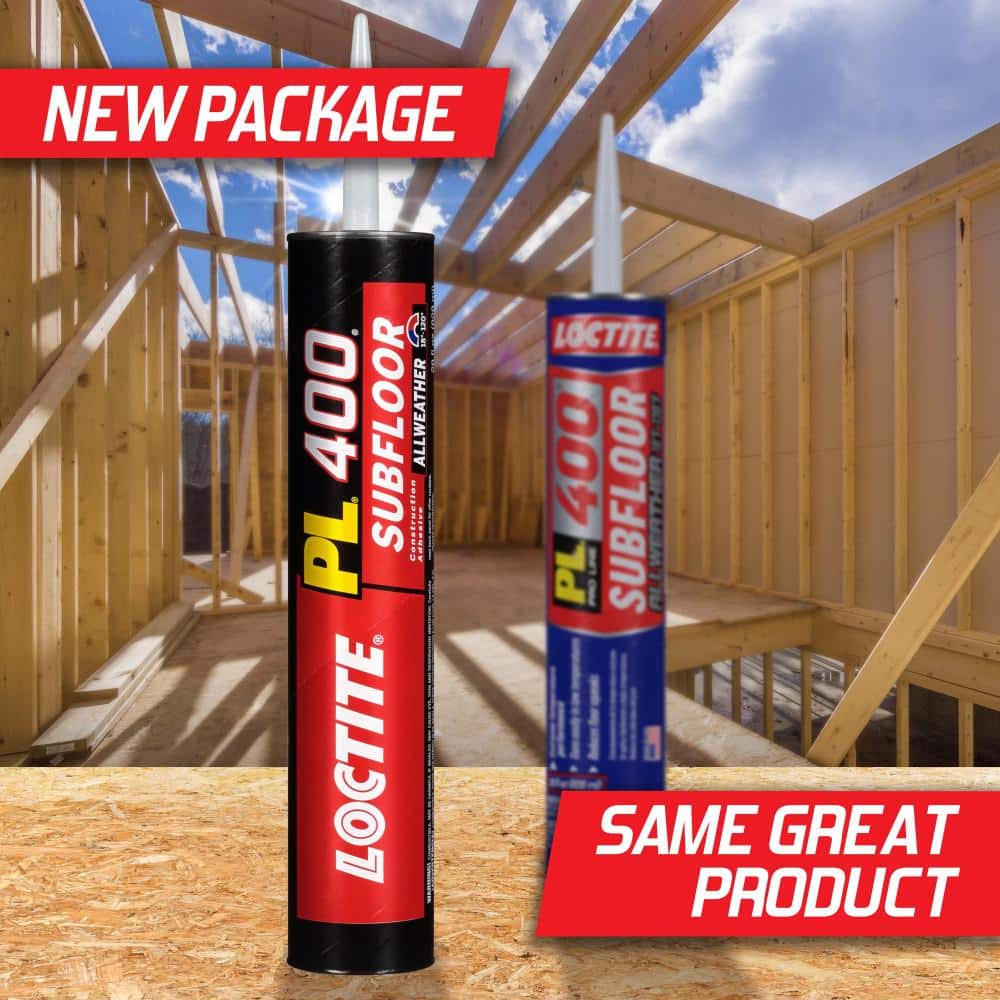 Loctite PL 400 Subfloor 28 oz. All Weather Latex Construction Adhesive Tan Cartridge (each)