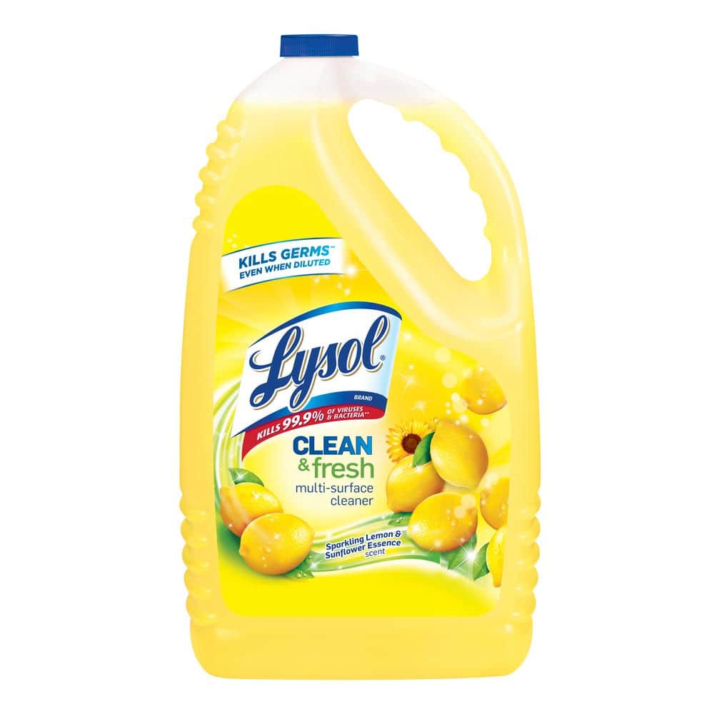 Lysol Clean & Fresh 144 oz. Lemon and Sunflower Scent Disinfecting All-Purpose Cleaner
