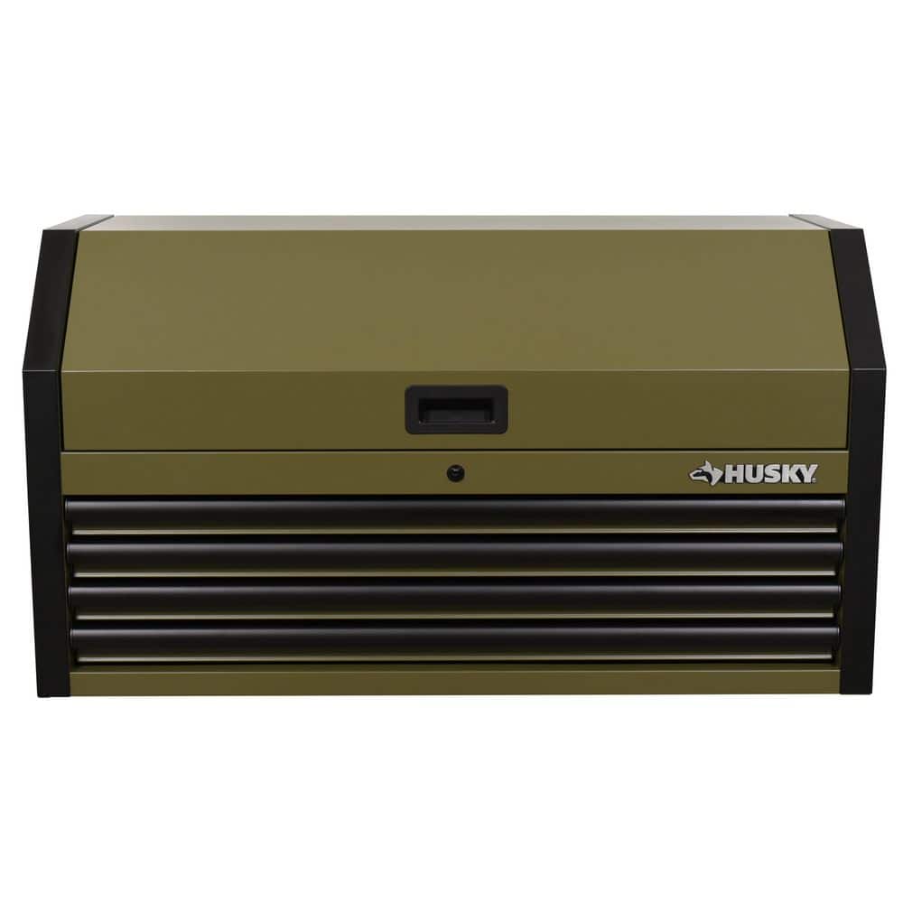 Husky Standard Duty 42 in. 4-Drawer Matte Army Green Top Tool Chest