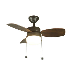 Triplicity 30 in. Indoor LED Matte Black Ceiling Fan with Light - Stu's Home Improvement Outlet
