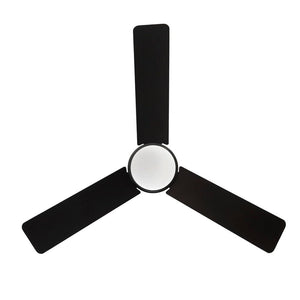 Castlegate 44 in. Indoor Integrated LED Matte Black Ceiling Fan with 3 Reversible Blades, Light Kit and Remote Control - Stu's Home Improvement Outlet