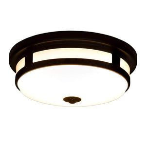 11 in. Round Black Exterior Outdoor Motion Sensing LED Ceiling Light 5 Color Temperature Options Wet Rated 830 Lumens - Stu's Home Improvement Outlet