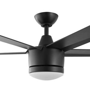 Merwry 48 in. Integrated LED Indoor Matte Black Ceiling Fan with Light Kit and Remote Control - Stu's Home Improvement Outlet