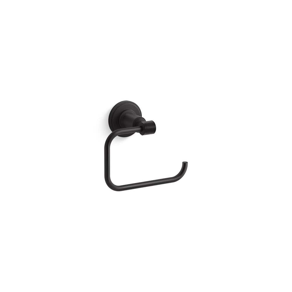 KOHLER Torrington Wall Mounted Toilet Paper Holder in Matte Black