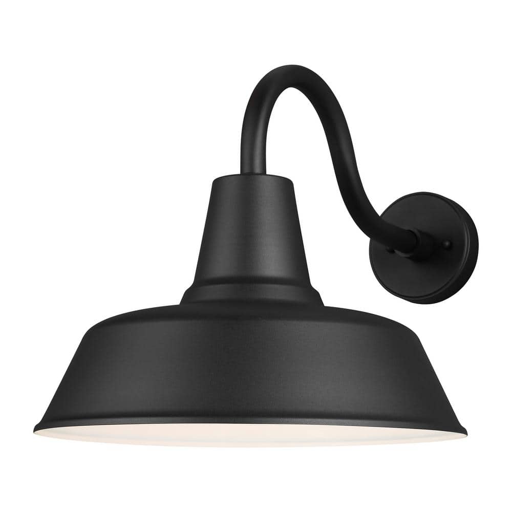 Barn Light 1 Light Matte Black Outdoor Medium Lantern Wall Sconce - Stu's Home Improvement Outlet