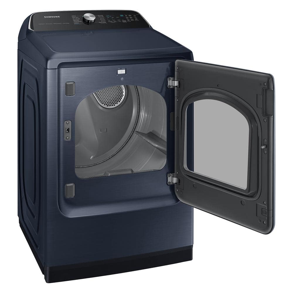 7.4 cu. ft. Smart Vented Gas Dryer with Pet Care Dry and Steam Sanitize+ in Brushed Navy blue (DVG54CG7150D)