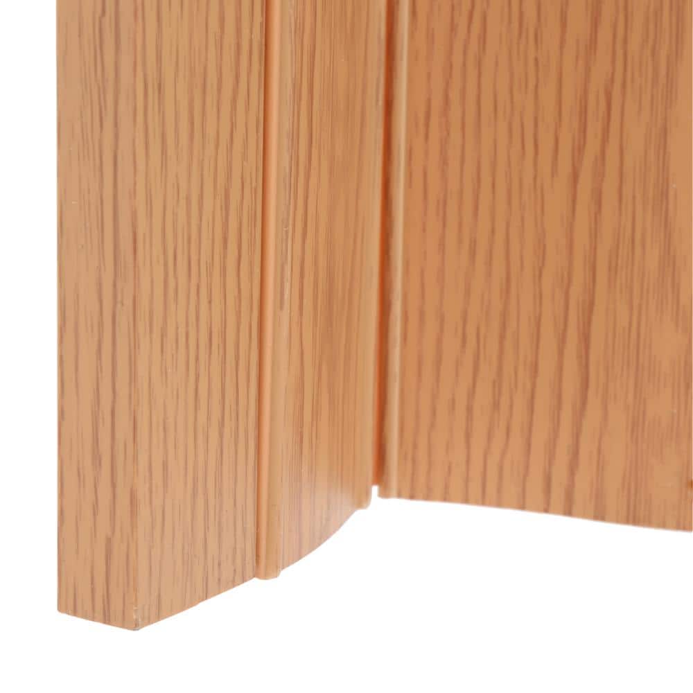 Via 36 in. x 96 in. Oak Vinyl Accordion Door with Hardware