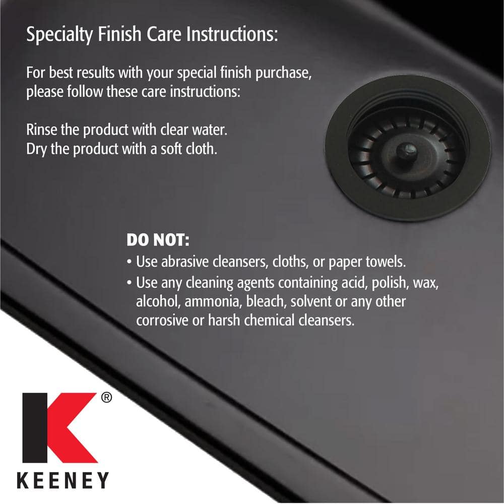 1-1/4 in. Push Button Bathroom Sink Drain without Overflow, Oil Rubbed Bronze