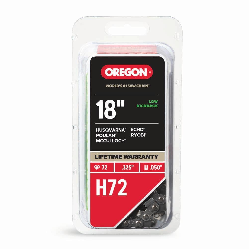 H72 Chainsaw Chain for 18 in. Bar, Fits Echo, Craftsman, Homelite, Poulan, Husqvarna, Makita and Others