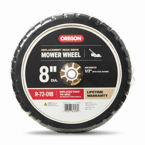 8" Rear Wheel for Walk - behind Mowers, Fits Toro 22" RWD Recycler models (R - 72 - 018) - Stu's Home Improvement Outlet