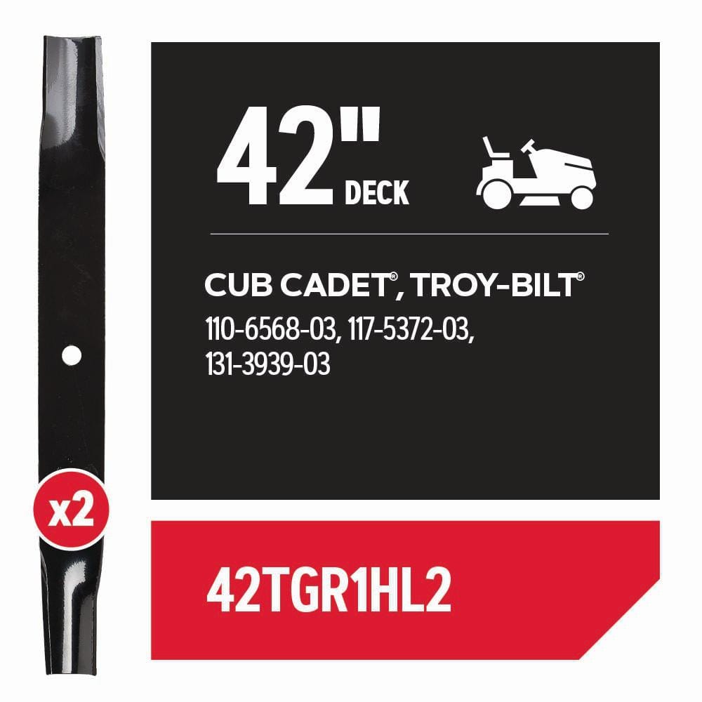 Riding Lawnmower Blades for 42 in. Deck, Fits Toro/Exmark Riding Mowers (Set of 2) - Stu's Home Improvement Outlet