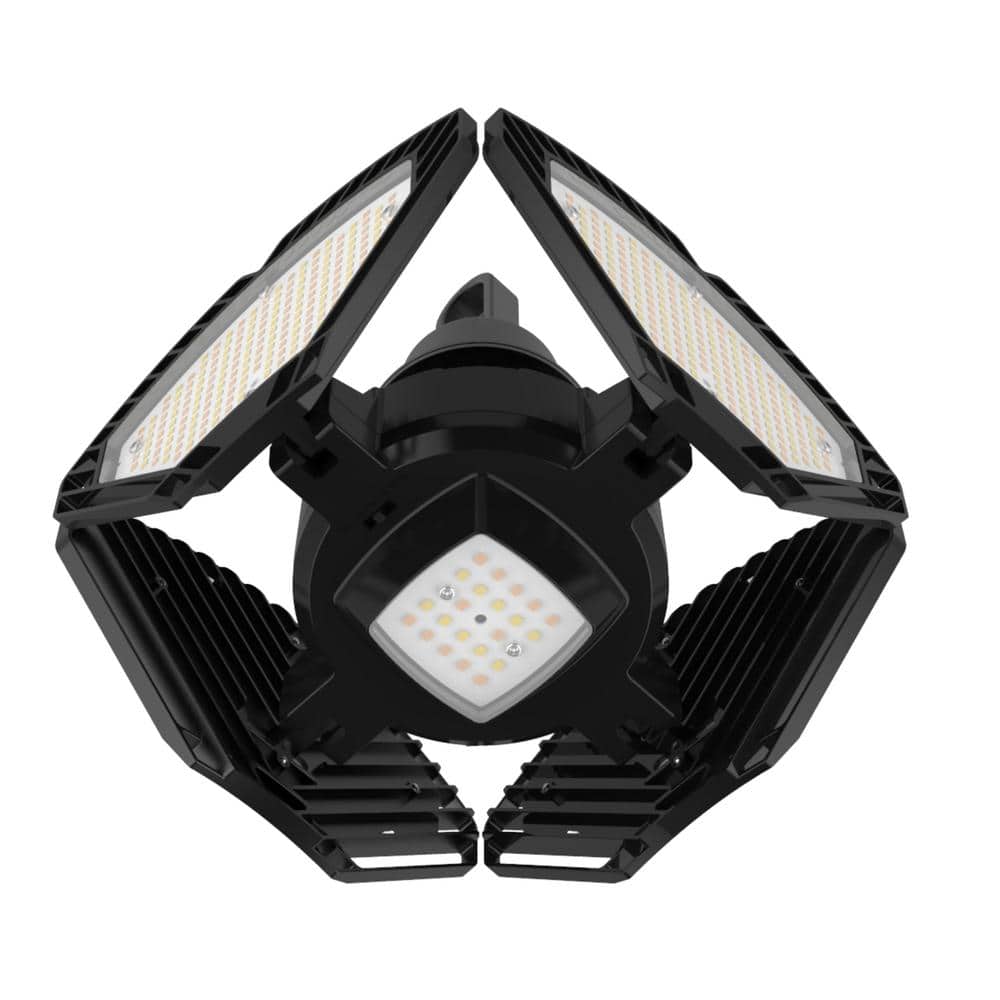 1000 - Watt Equivalent 21000 Lumens LED 4 - Panel Garage E26/E39 Bulb with Central Downlight 5000K CCT - Stu's Home Improvement Outlet
