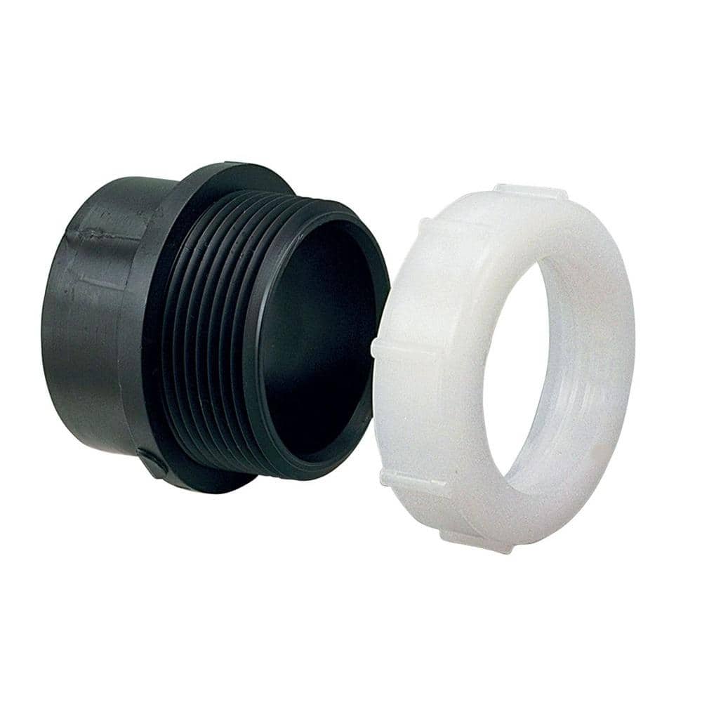 1-1/2 in. ABS DWV Spigot x Slip-Joint Trap Adapter