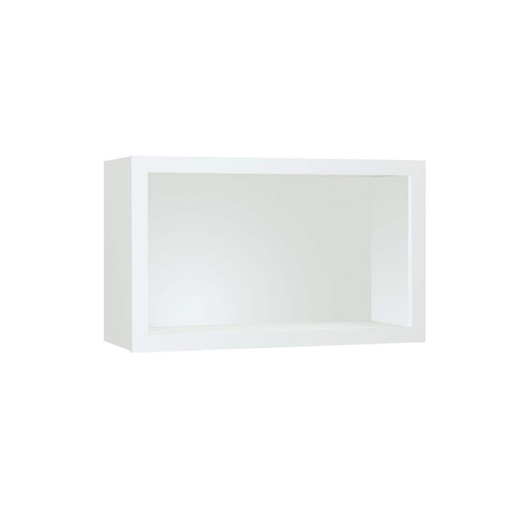 Courtland 30 in. W x 12 in. D x 18 in. H Assembled Shaker Flex Wall Cabinet Kitchen Cabinet in Polar White