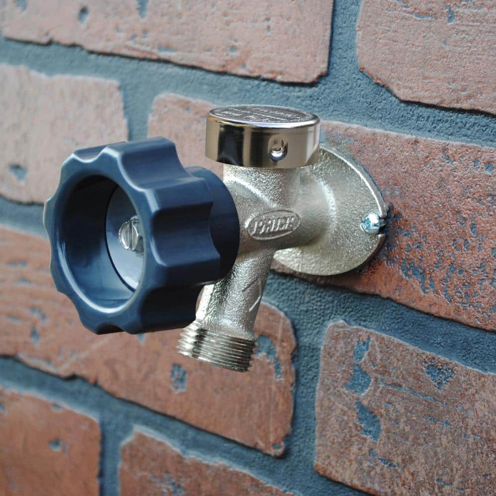 1/2 in. x 10 in. Brass MPT x SWT Half-Turn Frost Free Anti-Siphon Outdoor Sillcock Valve