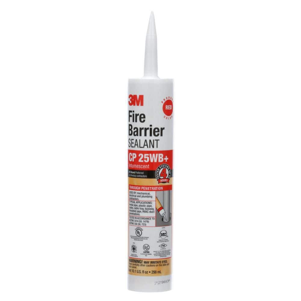 3M 10.1 fl. oz. Red Fire Barrier CP 25WB Plus Sealant