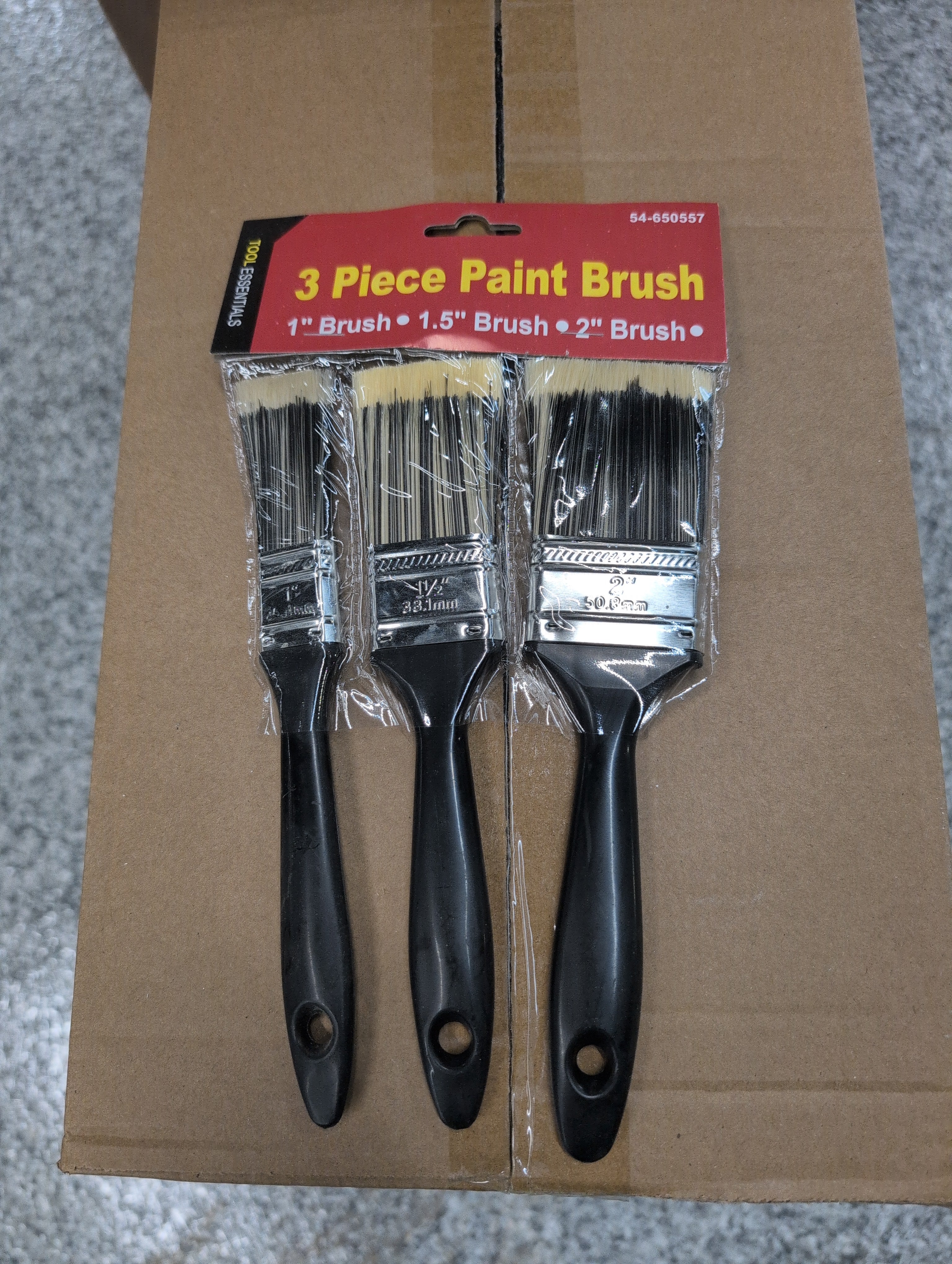 3 piece paint brush Tool Essentials