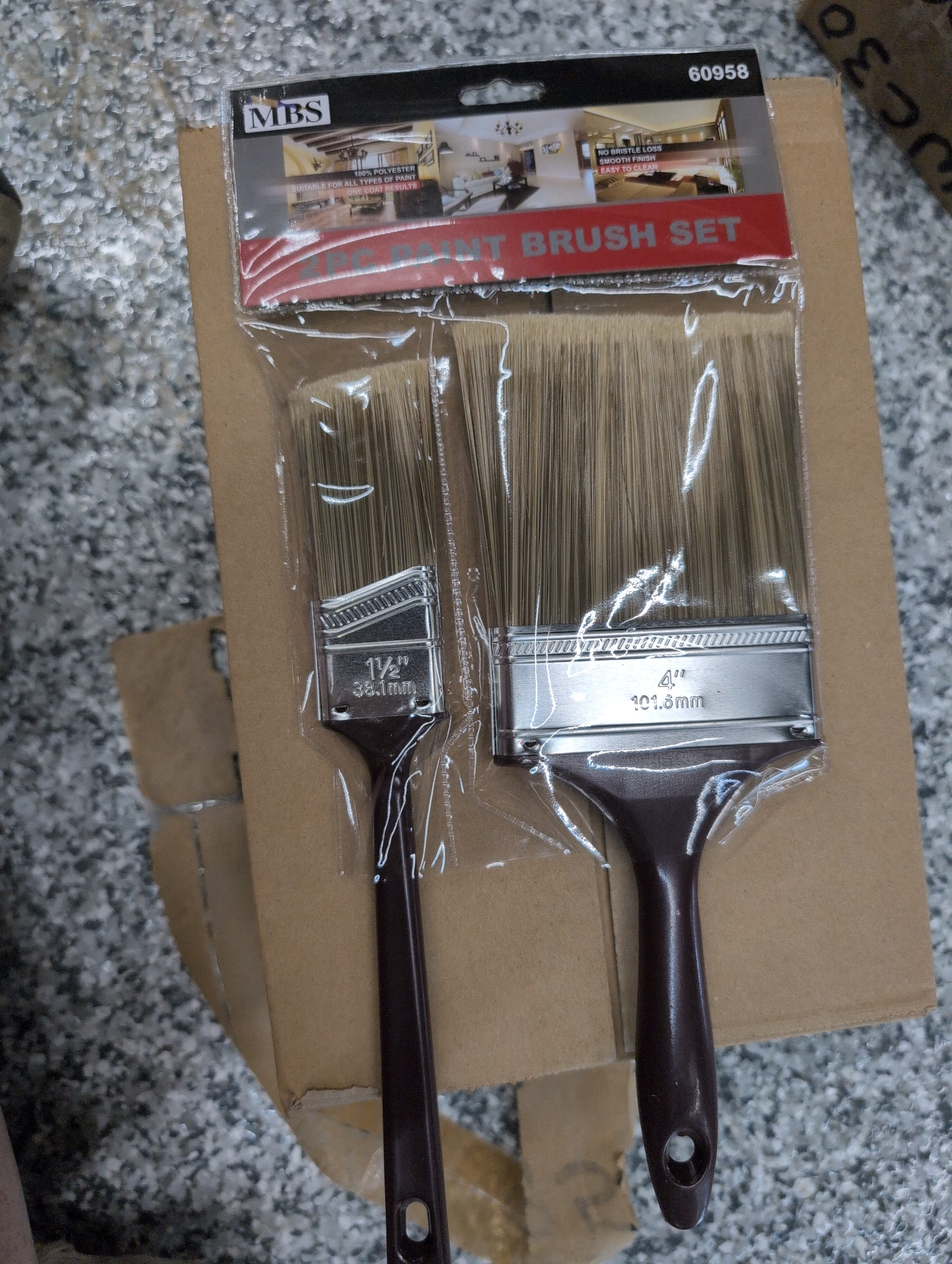 MBS 2pc Paint Brush Set